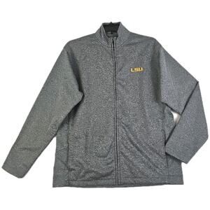 LSU fighting TIGERS~Men's Size L/G(42/44)~Gray Jacket by Ka Knights Apparel NWOT